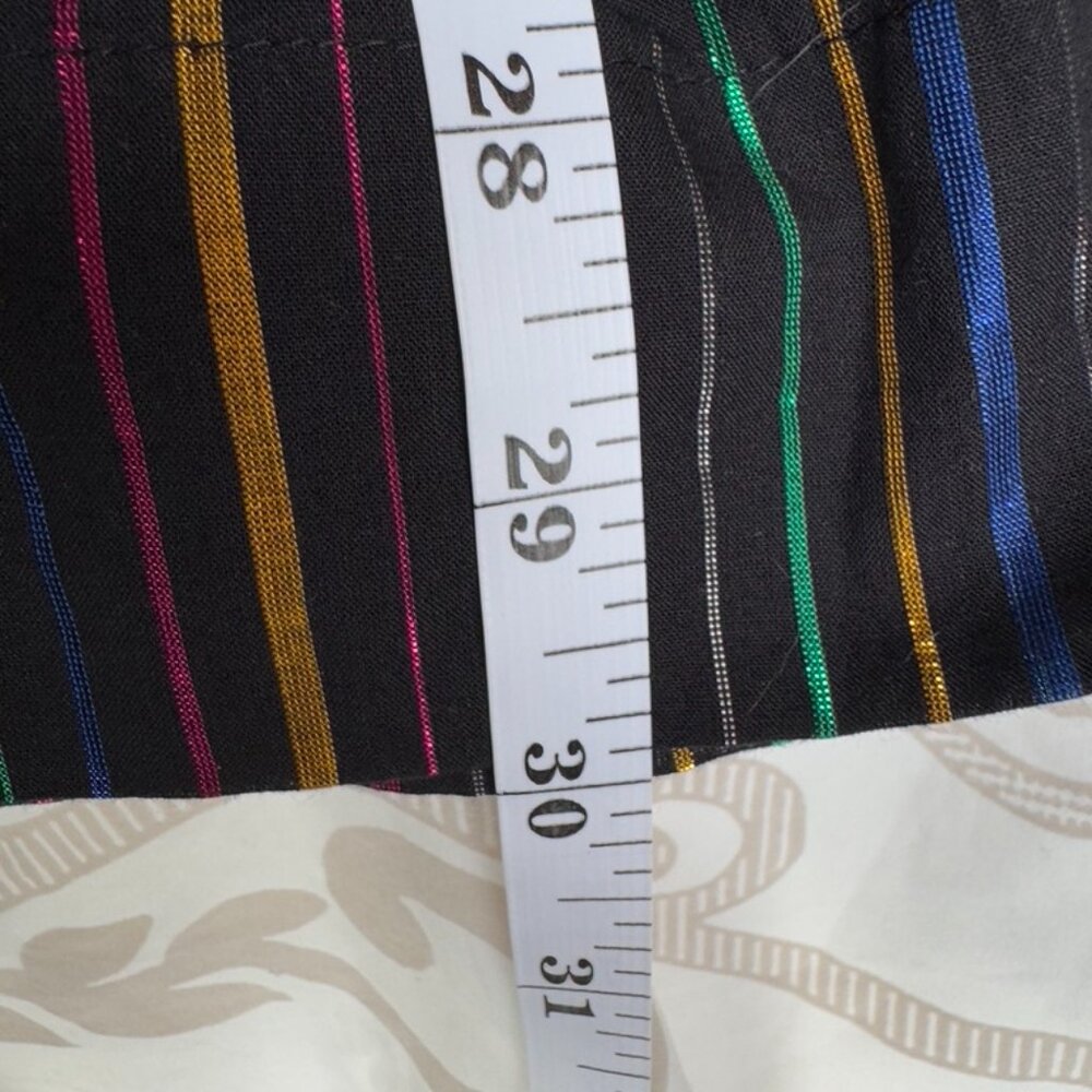 NWT Stella McCartney Kids Rainbow Striped Lurex Metallic Dress - Picture 12 of 12